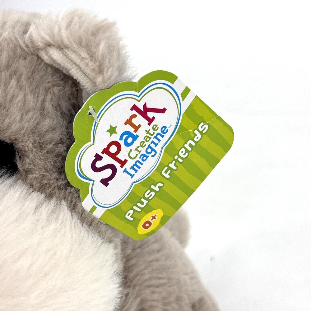 Spark Create Imagine Hippo Hippopotamus‎ Plush Rattle With Crinkle Ears Lovey - Picture 2 of 11